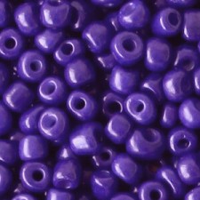 Glas rocailles kralen 6/0 (4mm) Imperial purple